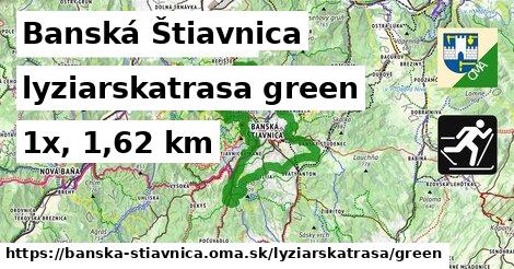 Banská Štiavnica Lyžiarske trasy zelená 