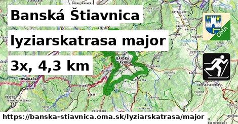 Banská Štiavnica Lyžiarske trasy hlavná 