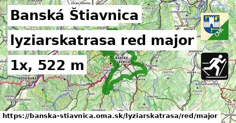 Banská Štiavnica Lyžiarske trasy červená hlavná