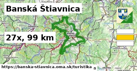Banská Štiavnica Turistické trasy  