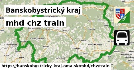 Banskobystrický kraj Doprava chz train