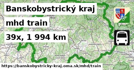 Banskobystrický kraj Doprava train 