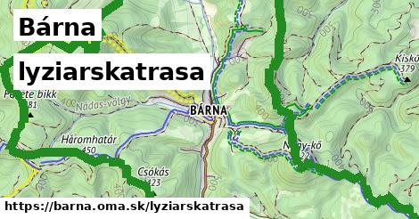 Bárna Lyžiarske trasy  