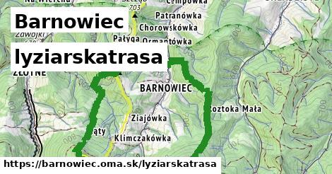 Barnowiec Lyžiarske trasy  