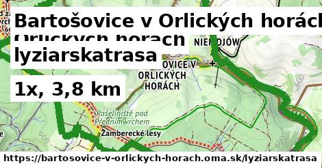 Bartošovice v Orlických horách Lyžiarske trasy  