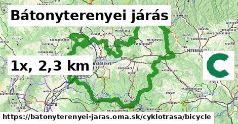 Bátonyterenyei járás Cyklotrasy bicycle 
