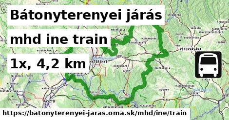 Bátonyterenyei járás Doprava iná train
