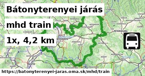 Bátonyterenyei járás Doprava train 