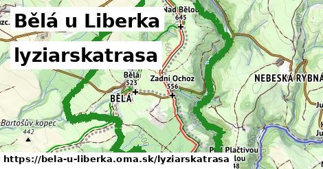 Bělá u Liberka Lyžiarske trasy  