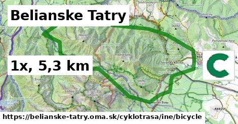 Belianske Tatry Cyklotrasy iná bicycle