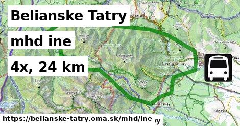 Belianske Tatry Doprava iná 