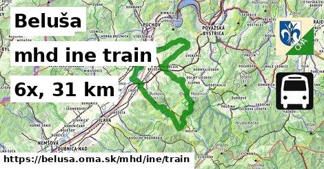 Beluša Doprava iná train