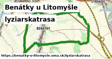 Benátky u Litomyšle Lyžiarske trasy  