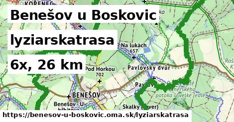 Benešov u Boskovic Lyžiarske trasy  