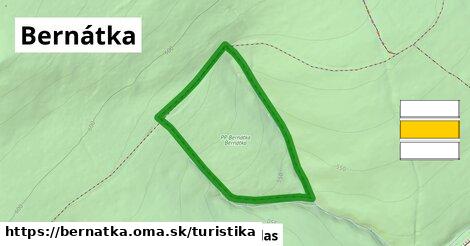 Bernátka Turistické trasy  