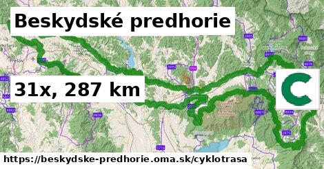 Beskydské predhorie Cyklotrasy  