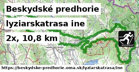 Beskydské predhorie Lyžiarske trasy iná 