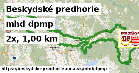 Beskydské predhorie Doprava dpmp 