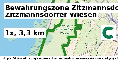Bewahrungszone Zitzmannsdorfer Wiesen Cyklotrasy  