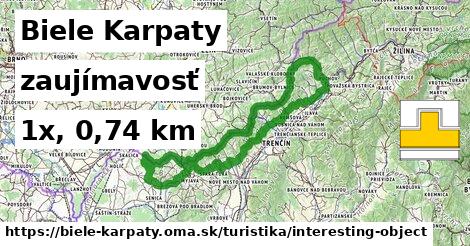 Biele Karpaty Turistické trasy zaujímavosť 