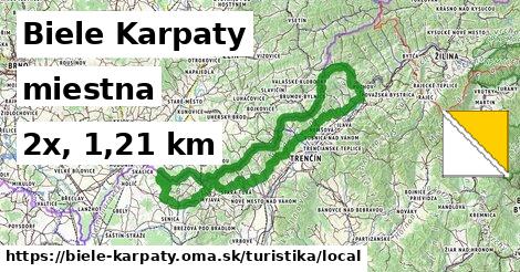 Biele Karpaty Turistické trasy miestna 