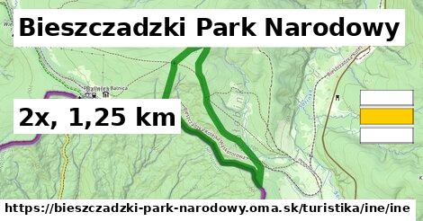 Bieszczadzki Park Narodowy Turistické trasy iná iná