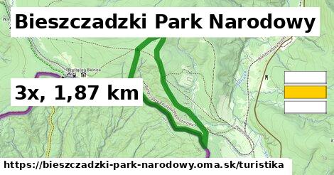 Bieszczadzki Park Narodowy Turistické trasy  