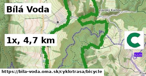 Bílá Voda Cyklotrasy bicycle 