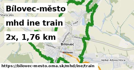 Bílovec-město Doprava iná train