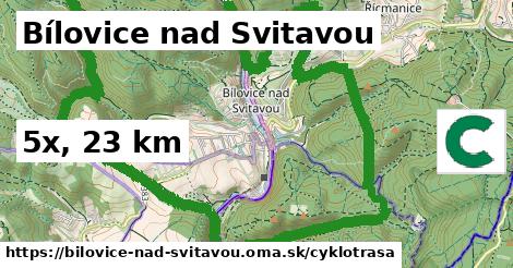 Bílovice nad Svitavou Cyklotrasy  