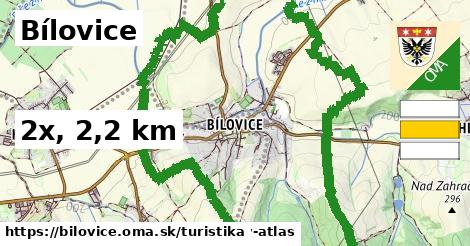 Bílovice Turistické trasy  