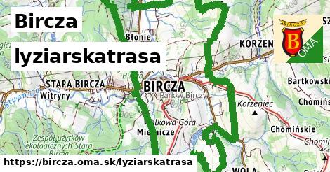 Bircza Lyžiarske trasy  