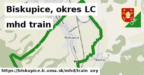 Biskupice, okres LC Doprava train 