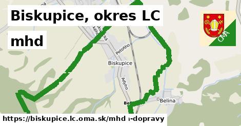 Biskupice, okres LC Doprava  