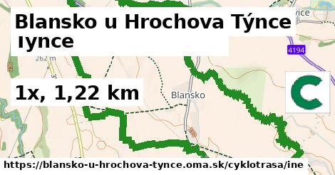 Blansko u Hrochova Týnce Cyklotrasy iná 