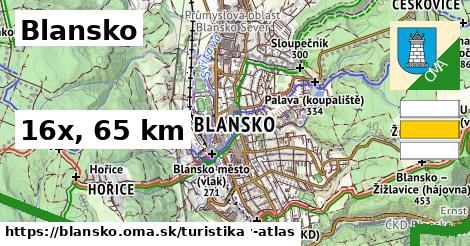 Blansko Turistické trasy  