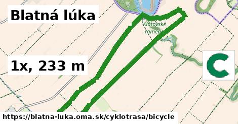 Blatná lúka Cyklotrasy bicycle 