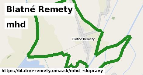 Blatné Remety Doprava  
