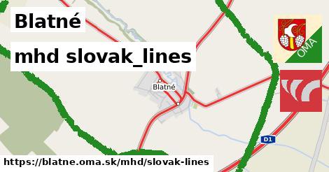 Blatné Doprava slovak-lines 