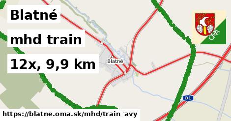 Blatné Doprava train 