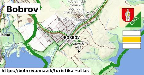 Bobrov Turistické trasy  