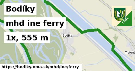 Bodíky Doprava iná ferry