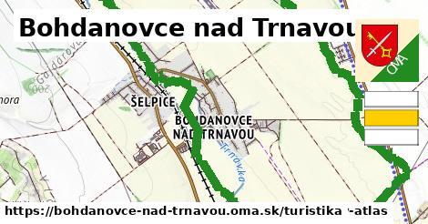 Bohdanovce nad Trnavou Turistické trasy  