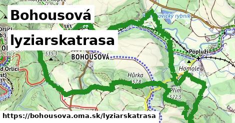 Bohousová Lyžiarske trasy  