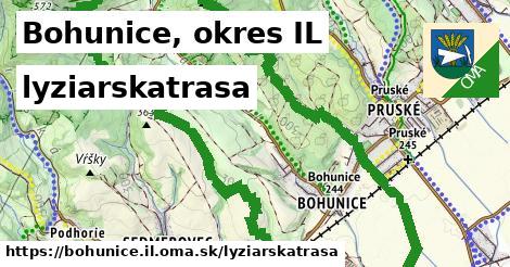 Bohunice, okres IL Lyžiarske trasy  