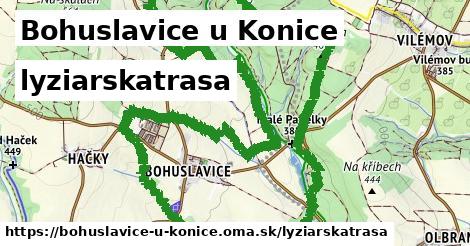 Bohuslavice u Konice Lyžiarske trasy  