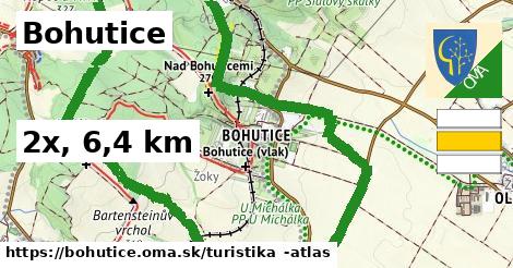 Bohutice Turistické trasy  