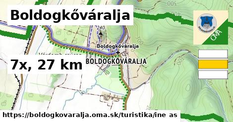 Boldogkőváralja Turistické trasy iná 