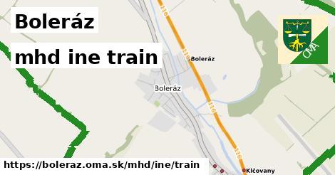 Boleráz Doprava iná train