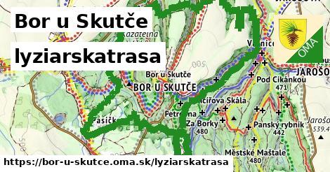 Bor u Skutče Lyžiarske trasy  